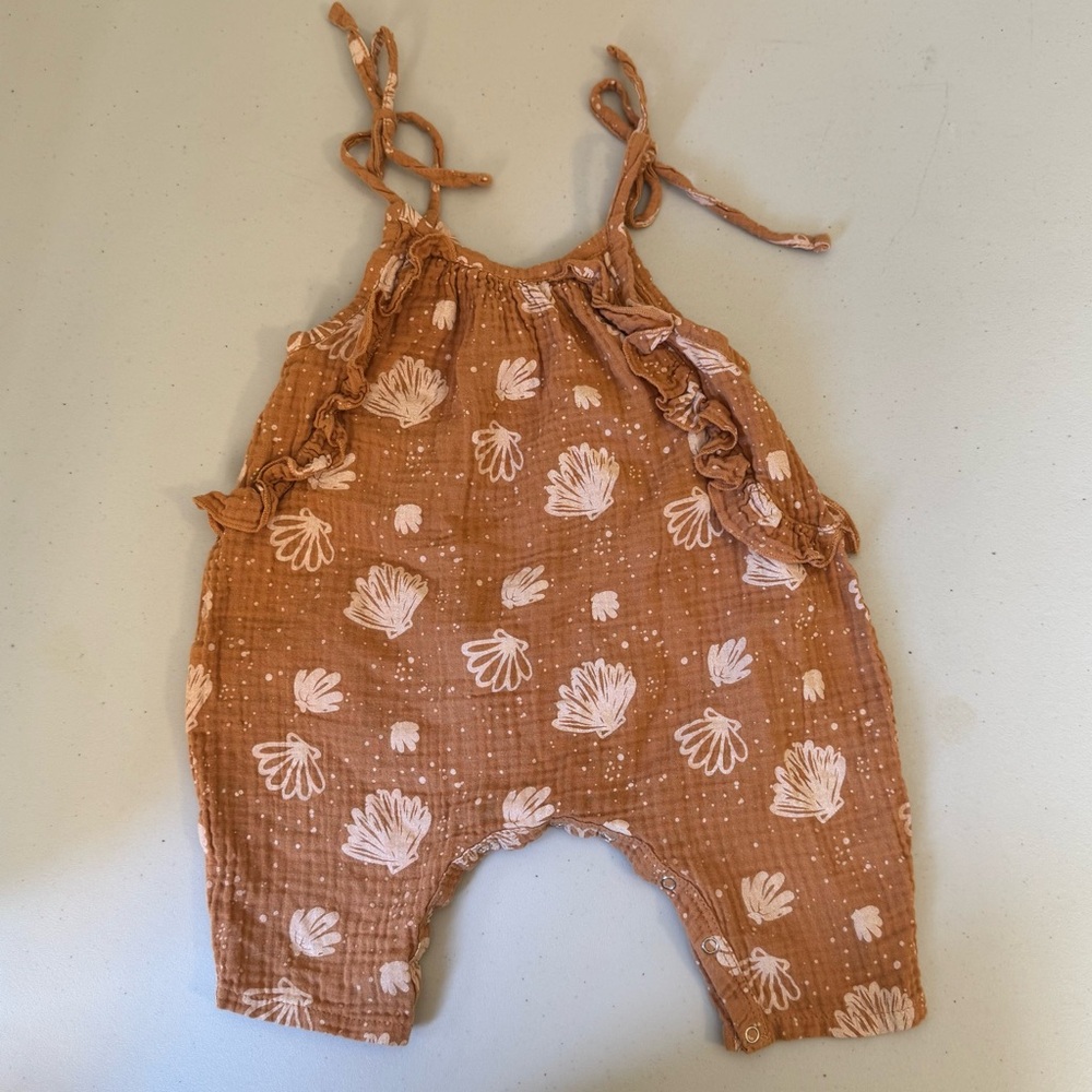 Wild Wawa Coco Jumpsuit - Seashell Size 3-6 months